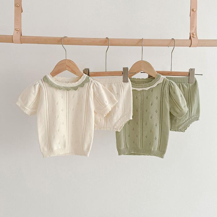 樂天商城 - ベビー服 女の子 男の子 セットアップ キッズ 80 100cm 子供服 上下セット tシャツ カットソー 半袖 ショートパンツ おしゃれ 可愛い 韓国子供服 新生児 セパレート 春 夏 こども服 赤ちゃん トップス ボトムス ルームウェア 部屋着 お出かけ 誕生日 出産お祝い プレゼント