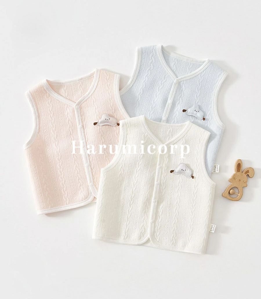ベビー ベスト 綿 キッズベスト 男の子 女の子 子供ベスト アウター コットン 赤ち...