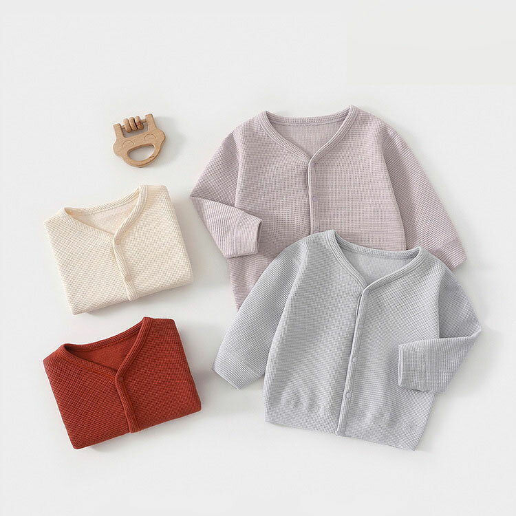 8色 カーディガン ニット キッズ ベビー 子供用 女の子 男の子 ベビー服 トップス 羽織り 長袖 前開き ..