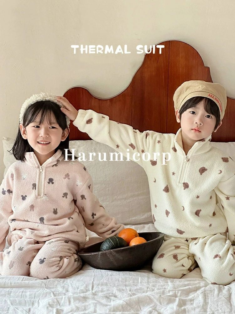 ベビー パジャマ 長袖 キッズ 男の子 女の子 上下セット フランネル ベビー服 子供パジャマ 長袖パジャマ 子供 子ども こども 子供服 80cm 90cm 100cm 110cm 120cm 130cm 140 ルームウェア 防寒 春 秋 冬 セットアップ キッズパジャマ ベビーパジャマ お部屋着 3