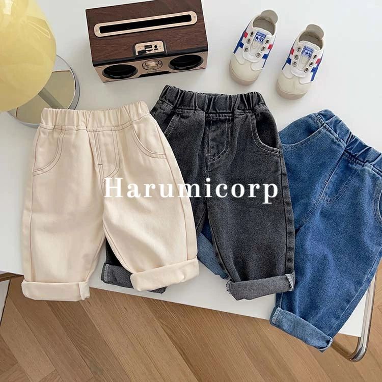 デニムパンツ キッズ ベビー服 男の子 女の子 ロングパンツ 綿 子供服 長ズボン 春 秋 冬 ボトムス 新生児 赤ちゃん おしゃれ 可愛い ストレッチ 入園 保育園 120cm 110 100 90 80 73 お出かけ 誕生日 出産お祝い プレゼント 送料無料