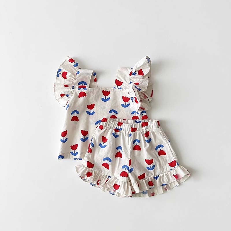 樂天商城 - 【6%OFFクーポン】ベビー服 セットアップ 夏 73 80 90 100 110 120cm 子供服 上下セット 女の子 男の子 コットン 綿 赤ちゃん 新生児 おしゃれ 韓国子供服 春 夏 tシャツ 半ズボン 短パン シンプル 部屋着 誕生日 出産お祝い プレゼント 出産準備 お出かけ 入園 保育園