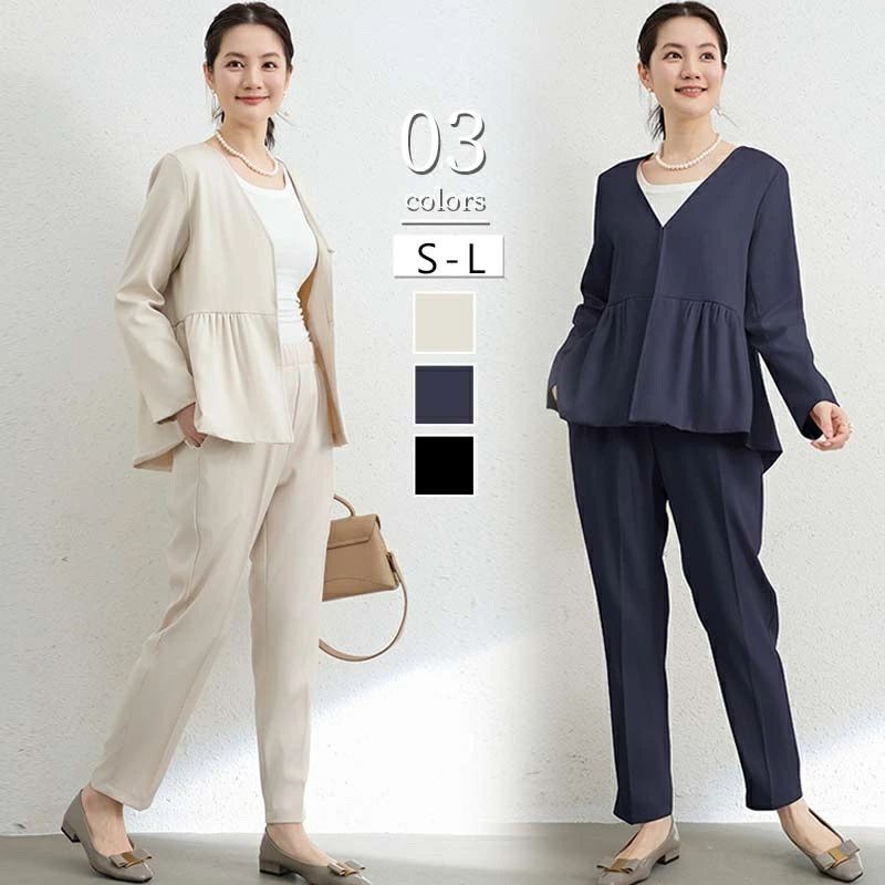 ◆サイズ詳細： ◆トップス M：着丈62/バスト94/肩幅37 L：着丈63/バスト98/肩幅38 XL：着丈64/バスト102/肩幅39 ◆パンツ M：着丈100/ウエスト60 L：着丈101/ウエスト64 XL：着丈102/ウエスト68...