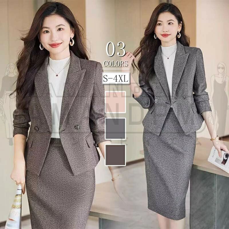 セットアップ レディース セレモニー スーツ 春 秋 スカートスーツ ビジネススーツ 大きいサイズ 