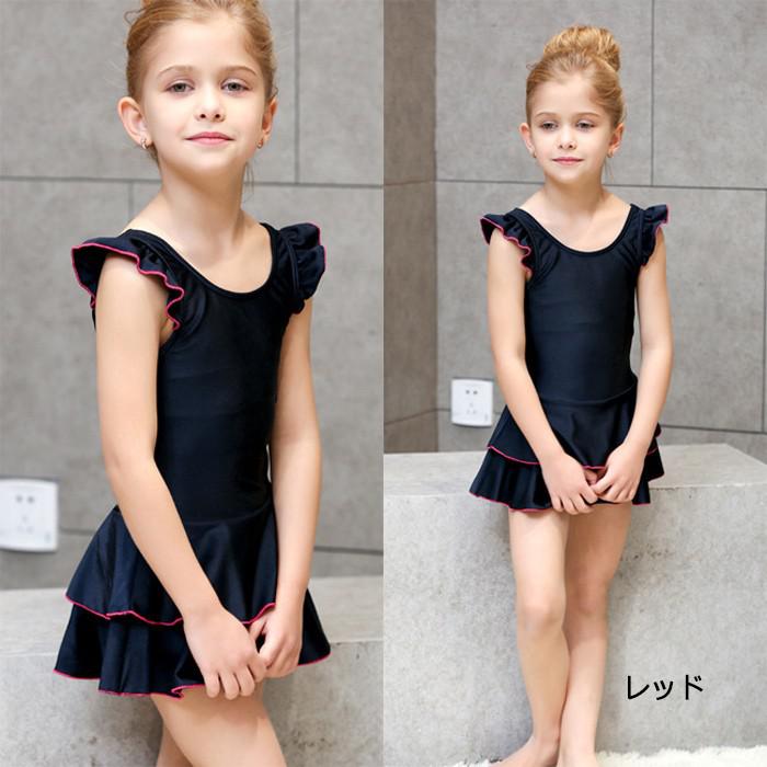 スクール水着 女の子 キッズ 水着 ワンピース 子供 ジュニア 110cm 120cm 130cm 14...