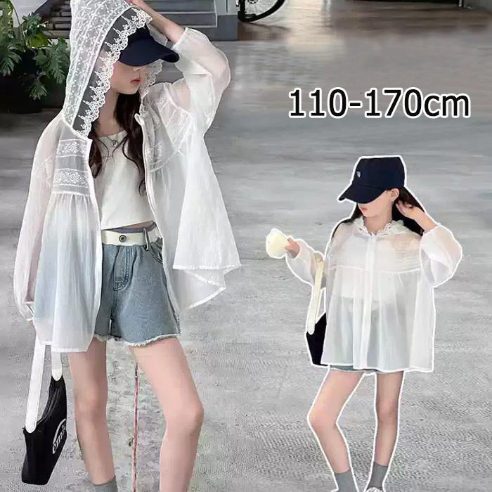 キッズ カーディガン パーカー　春夏 紫外線対策 uvカット カーディガン 子供 カーディガン 薄手 女の..