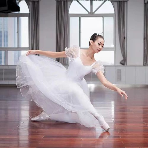 バレエレオタード リトルスワン レオタード ドレス ダンス 女性 ステージ 衣装 バレエ 新体操 レディース ダンス バレエレオタード 舞台 練習 競技着【S/M/L/XL/2XL】 ホワイト dm068d3d3d4