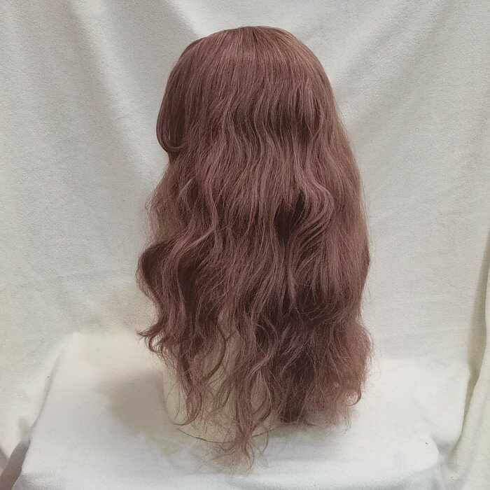 フルウィッグ ブラウン 茶色 茶髪 かつら 女性 長髪 ロングウィッグ ウェーブ 巻き毛 ロングヘア ロリータ lolita 自然 可愛い wig コスプレ 耐熱ウィッグ 小顔効果 コスチューム 仮装 文化祭 学園祭 演劇 舞台 イベント 変装 女装 dp273x1x1x0 3