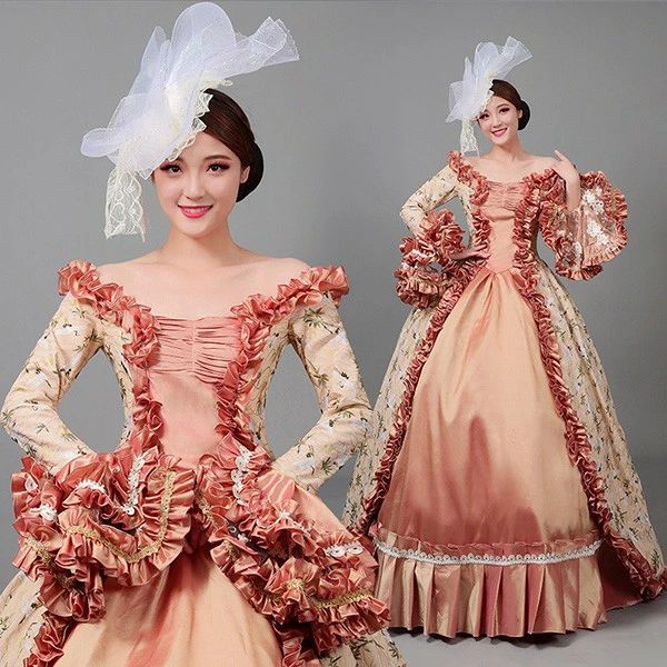中世 貴婦人ドレス ステージ 衣装 中世ドレス ヨーロッパ 貴族 王族服 ジュリエット カラードレス 現代劇演出 ヨーロッパ風 演出 パーティードレス eh151jcjcsa