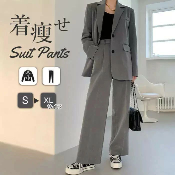 スーツ レディース かっこいい ビジネス フォーマルスーツ パンツスーツ 通勤 事務服 就活 就職活動 面接 仕事着 フォーマル 上下セット 長袖 オフィス 女性 春 夏 事務服 制服 おしゃれ 秋 冬 無地 グレー S M L XL mb001zbzbmzbm3