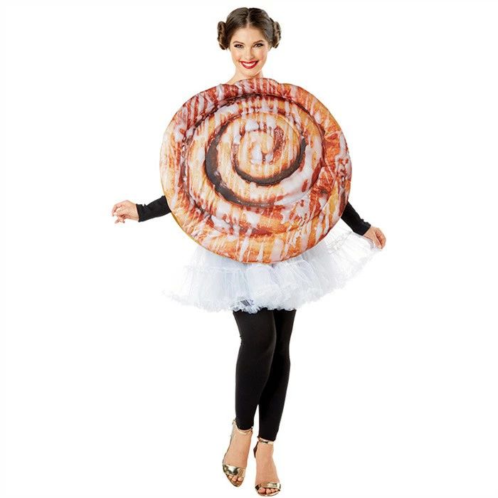 ハロウィン コスプレ 衣装 食べ物 シナモンロール ドーナツ風 ペア カップル メンズ レディース ユニセックス 着ぐるみ 面白い 仮装 コスチューム 学園祭 文化祭 舞台 イベント パーティー 余興 大人用 男女兼用 おもしろ衣装 ハロウィン仮装グッズ mj003c6c6m3 2