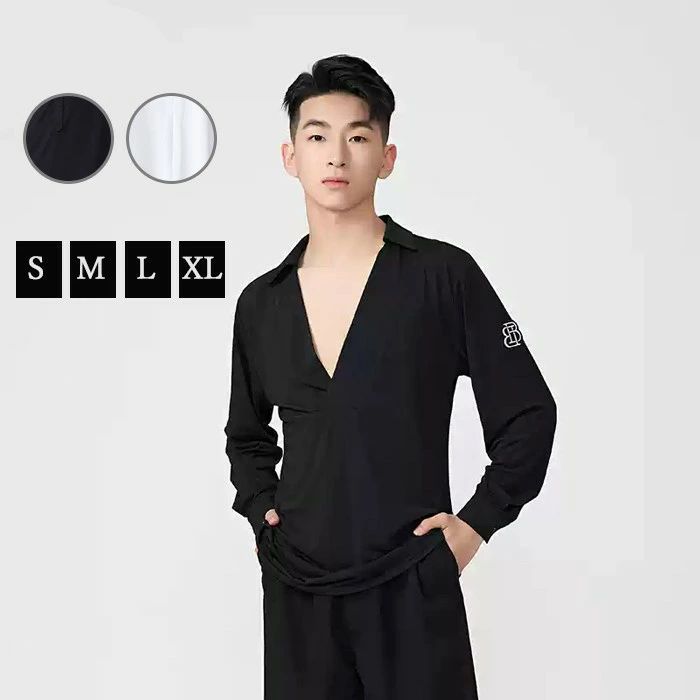 社交ダンス衣装 トップス メンズ ラテン ラテンダンス用シャツ 男性用 ダンス衣装 ダンスウェア 練習着 ワルツ チャチャチャ ルンバ ラテン ラテンダンスシャツ ステージ 衣装 男性社交ダンス衣装 競技用 演出 be168zbzbm3