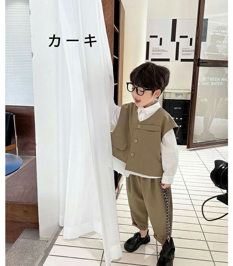 【ベスト付き】お買い得 3点セット 子供服 フォーマルスーツ 男の子 子供スーツ 男の子 キッズ フォーマル キッズスーツ 七五三 男の子 スーツ フォーマルスーツ 男の子 おしゃれ 子供服 男の子 卒業式 入学式 発表会 入園式 結婚式 スーツ 男の子 80cm-140cm