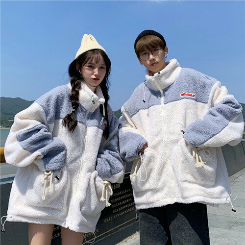 ペアルック アウター 秋冬 ジャケット パーカー ビックシルエット ペアルック カップル コート お揃い 服 秋 カップル お揃い 長袖 ペア カップル ペアル...