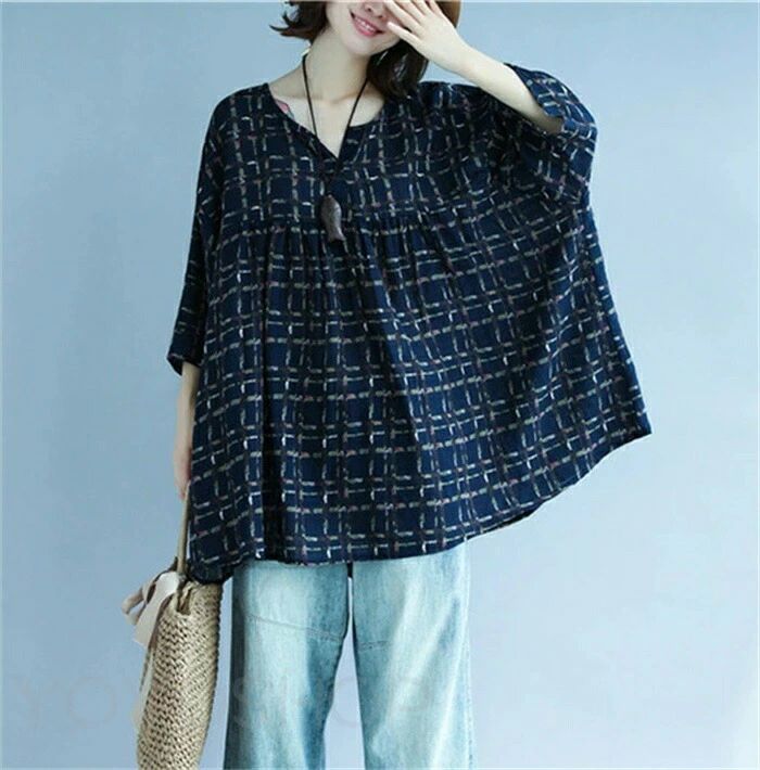 チュニック tシャツ ブラウス レディース チュニック ワンピース 七分袖 クルーネック コットン ブラウス トップス 綿混 大きめサイズ ゆったり 体型カバー...