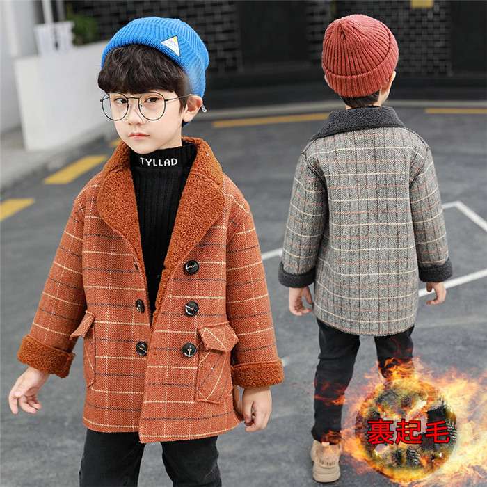 チェスターコート 子供服 子供コート 千鳥格 男の子 スプリングコート キッズコート ロングボアコート コート キッズ アウター 韓国風子供服 こども服 キッズ 裏地あり ロングボアコート 春 秋 冬 90cm 100cm 110cm 120cm 130cm 140cm