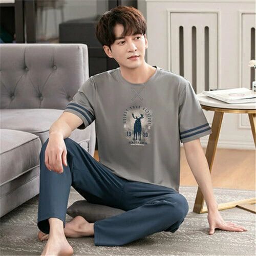 パジャマ ルームウェア パジャマ メンズ 上下セット 半袖 夏 春 ナイトウェア 部屋着 おしゃれ ギフト ..