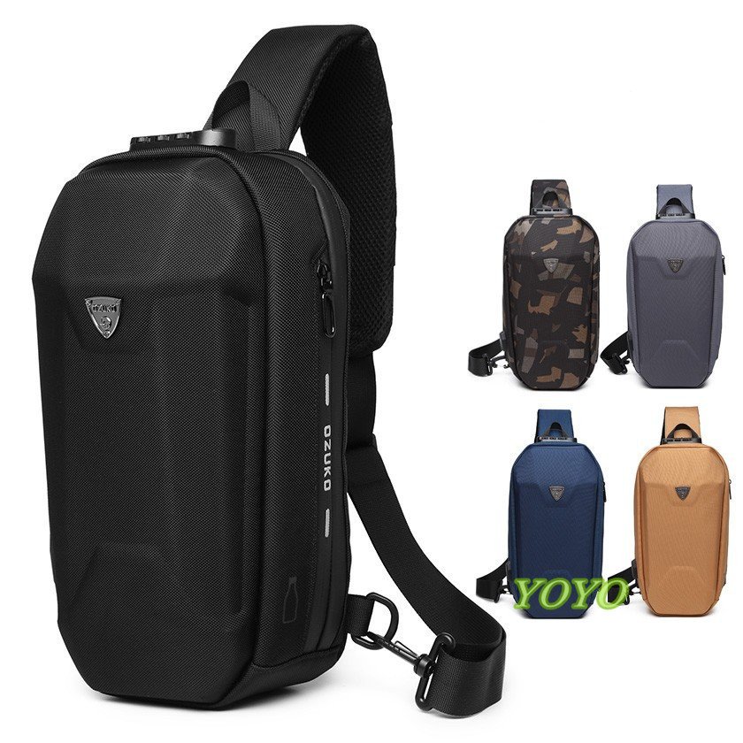 ショルダーバッグ メンズ ボディバッグ 斜めがけ 肩掛け 防犯 鍵付き USB 充電 携帯充電 撥水 通勤 通学 アウトドア 超軽量 海外 旅行 スリ 対策 バッグ 迷彩