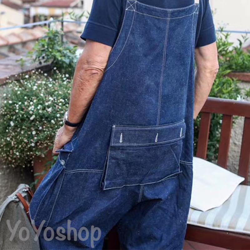 オーバーオール メンズ サロペット デニム ジ...の紹介画像2