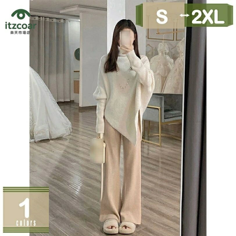 不規則セーターレディース大きいサイ...