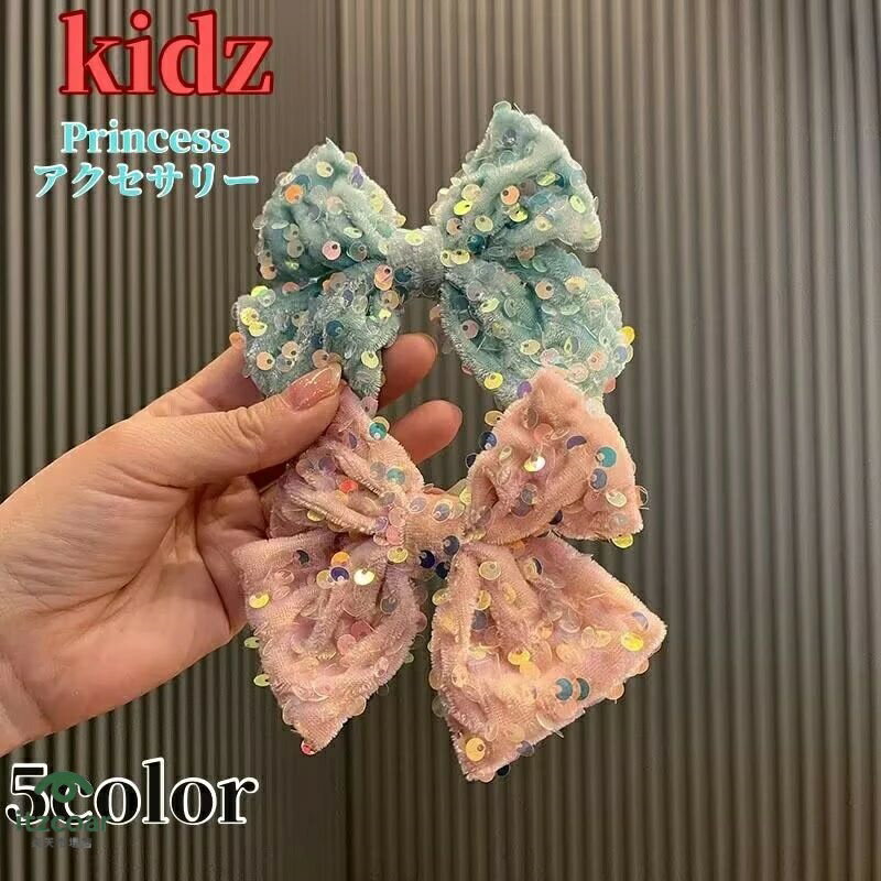 キッズヘアアクセサリー リボン アクセサリー 蝶リボン 結婚式 ヘッドアクセ ヘッドアクセサリー ヘア..