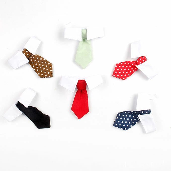 ネクタイ ペット用品 ペットグッズ チョーカー 犬 イヌ ドック 猫 ネコ 首輪 キャット 調節可 襟付 お..