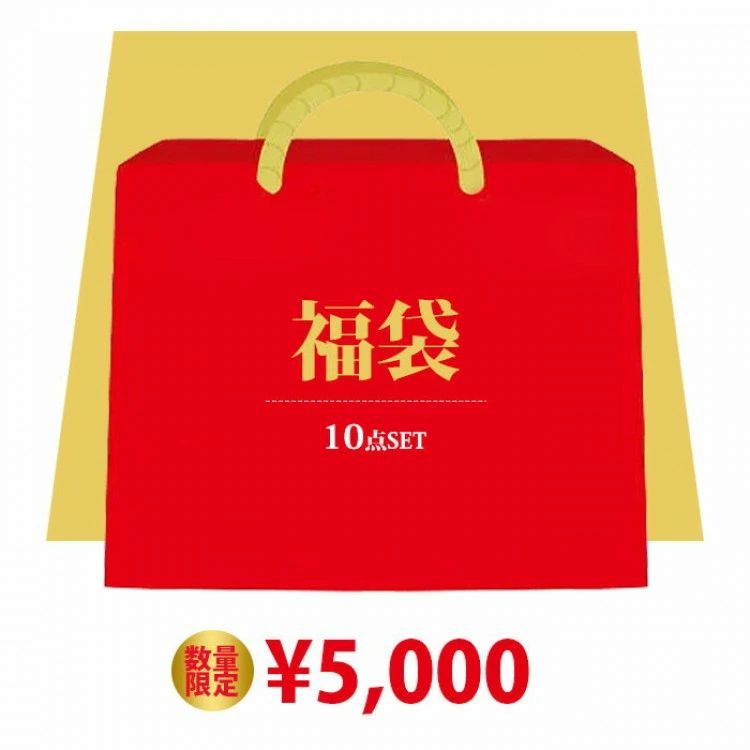 5 000円→4 000円 福袋 2025 レディース 服 小物 お任せ 10点セット 数量限定 なくなり次第終了 ハッピーバッグ お得 お買い得 ランダム