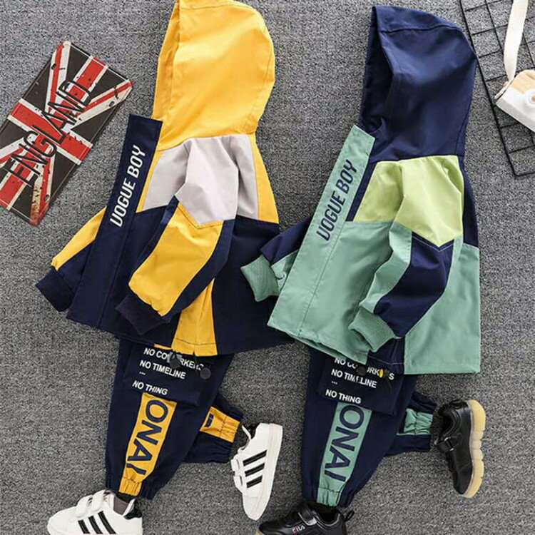 子供服 男の子 秋冬 セットアップ キッズ マウンテンパーカー ジャンパー アウター ジュニア ウィンド..