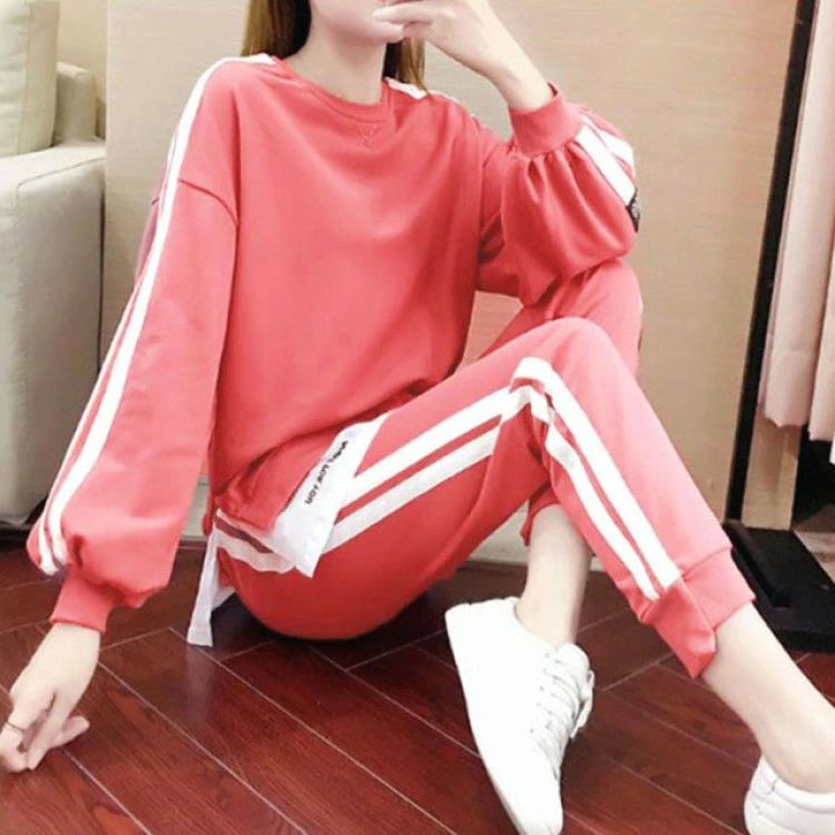 長袖 部屋着 ジャージ セット セットアップ レディース 黒 スウェットパンツ 大きいサイズ 秋冬 修学旅行 上下 大きい 薄手 ルームウェア トップス スポーツウェア 旅行 入院 ライン