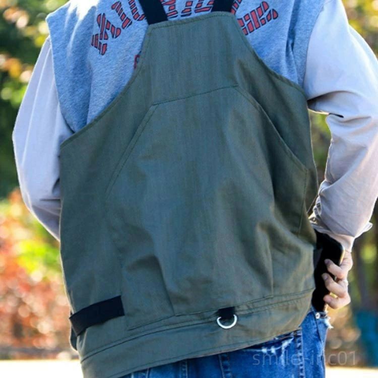 大容量 多機能ベスト 着るバッグ 着るリュック ベスト iPad mini 対応 2WAY fishing vest 着るバック レディース メンズ トートバ バッグにもなるベスト フィッシングベスト