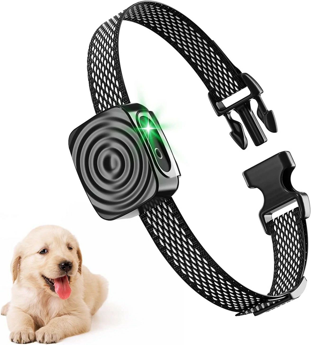 インテリジェント無駄吠え防止装置 グッズ 犬むだぼえ防止 無駄吠え防止グッズ 中型犬専用 小型犬 静音 振動 首輪