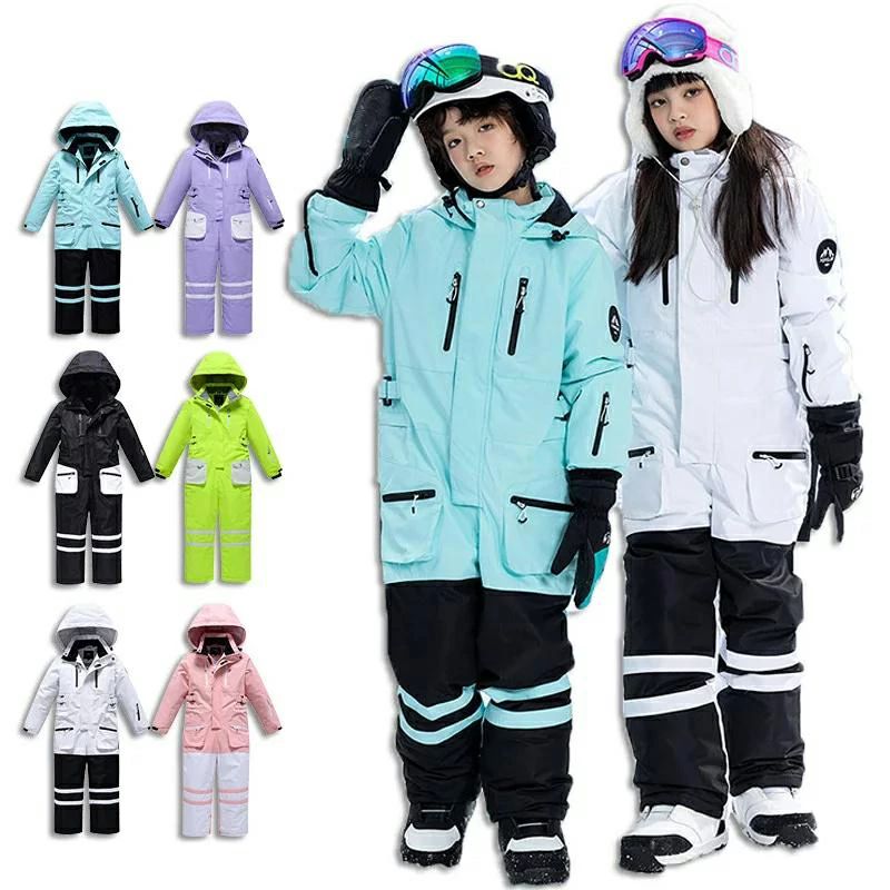 オーバーオール スノボウェア ワンピース 女の子 男の子 スノーボードウェア ジュニア キッズ 子ども服..