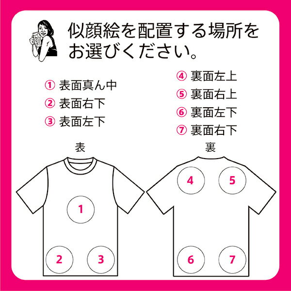 似顔絵 Tシャツ オリジナル プリント 顔 絵...の紹介画像3