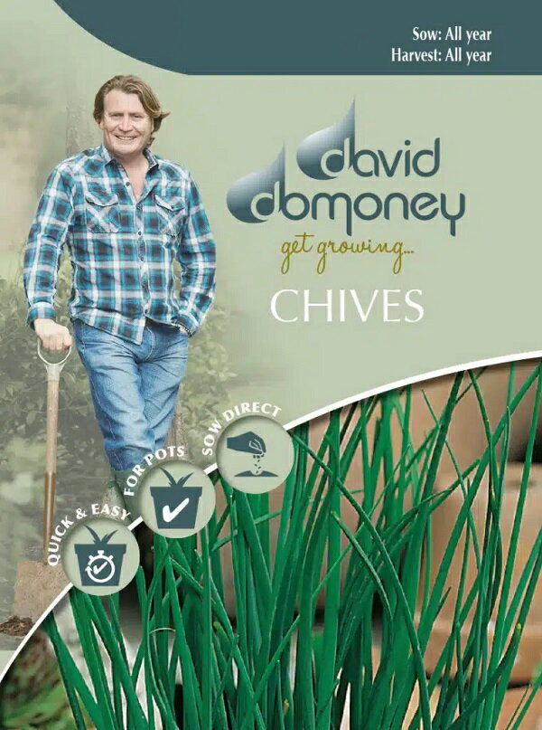 Mr.Fothergill's Seeds david domoney CHIVES デイヴィッド・ドモニー チャイブ ミスター・フォザーギルズシード