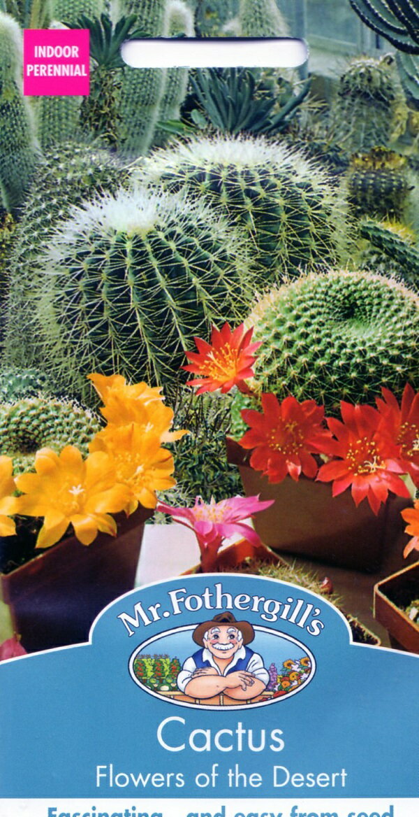 Mr.Fothergill's Seeds Cactus Flowers of the Desert カクタス・フラワーズ・オブ・ザ・デザート ミスター・フォザーギルズシード