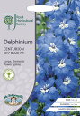 【種子】Mr.Fothergill's Seeds Royal Horticultural Society Delphinium Centurion Sky Blue F1 RHS デルフィニウム センチュリオン・スカイ・ブルー・F1 ミスター・フォザーギルズシード