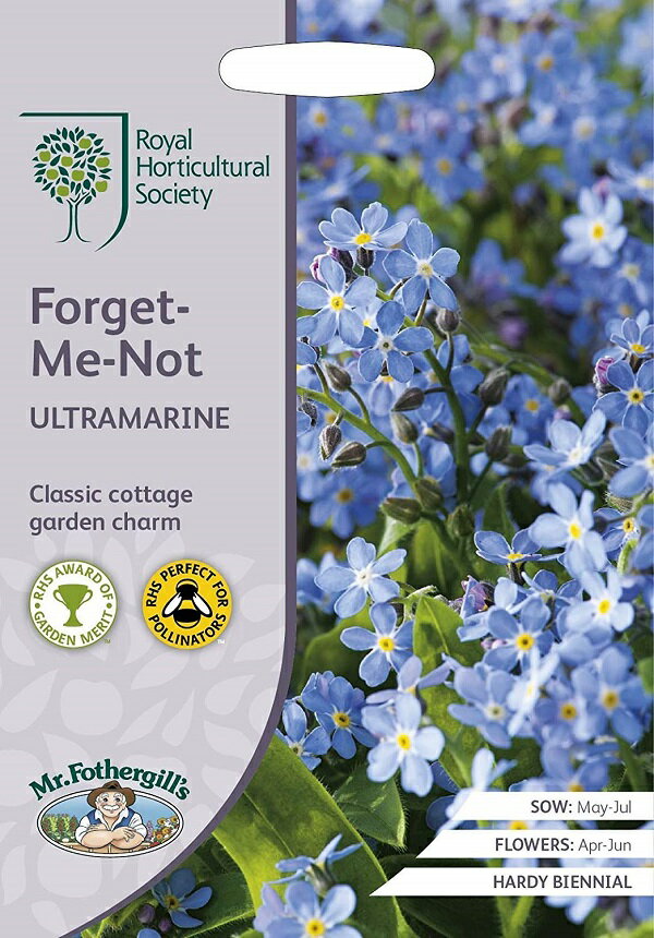 【種子】Mr.Fothergill 039 s Seeds Royal Horticultural Society Forget Me Not URTRAMARINE RHS フォーゲット ミー ノット（わすれな草） ウルトラマリン ミスター フォザーギルズシード