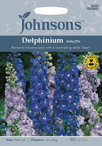 【種子】Johnsons Seeds Delphinium Avalon デルフィニウム アヴァロン ジョンソンズシード