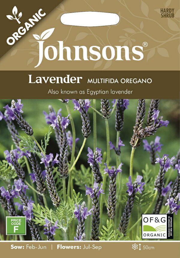 【種子】Johnsons Seeds ORGANIC Lavender MULTIFIDA OREGANO オーガニック ラベンダー ムルチフィダ・オレガノ ジョンソンズシード