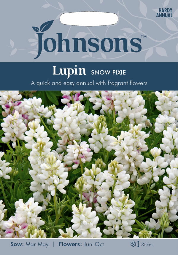 【種子】Johnsons Seeds Lupin Snow Pixie ルーピン ルピナス スノー・ピクシー ジョンソンズシード