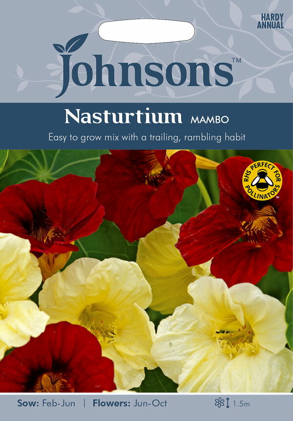 Johnsons Seeds Nasturtium Mambo ナスターチウム マンボ ジョンソンズシード