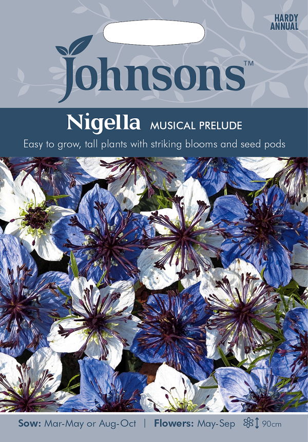 【種子】Johnsons Seeds Love In A Mist Nigella Musical Prelude ニゲラ ミュージカル・プレリュード ジョンソンズシードのサムネイル