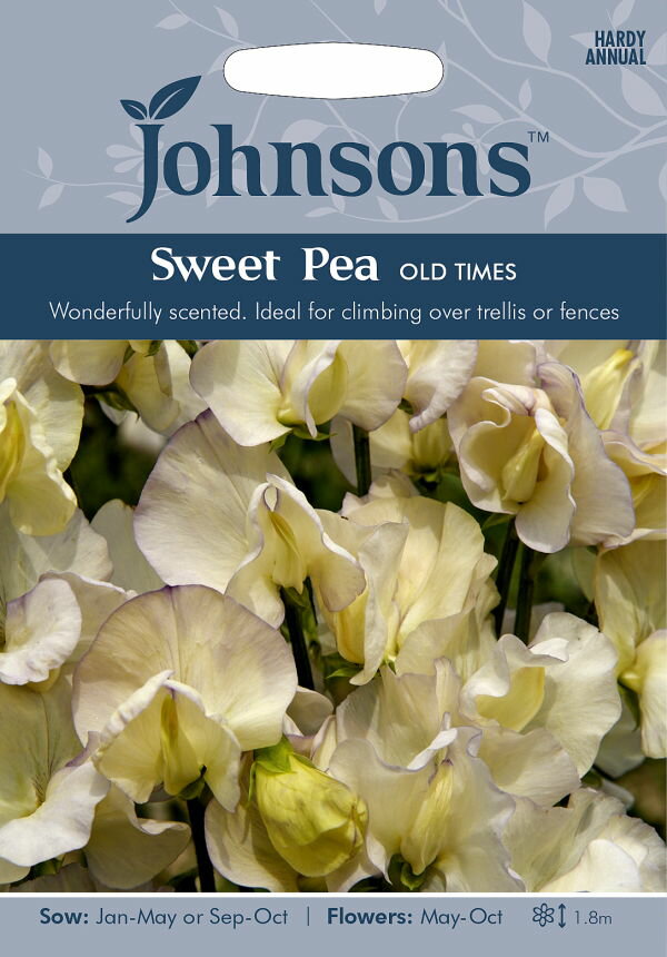 【種子】Johnsons Seeds Sweet Pea Old Times スイートピー オールド・タイムス ジョンソンズシード