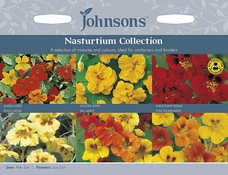 Johnsons Seeds Nasturtium Collection ナスタチューム・コレクション ジョンソンズシード