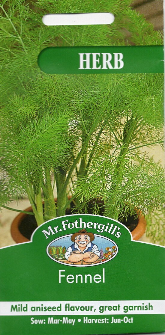【種子】Mr.Fothergill's Seeds HERB Fennel ハーブ フェンネル ミスター・フォザーギルズシード