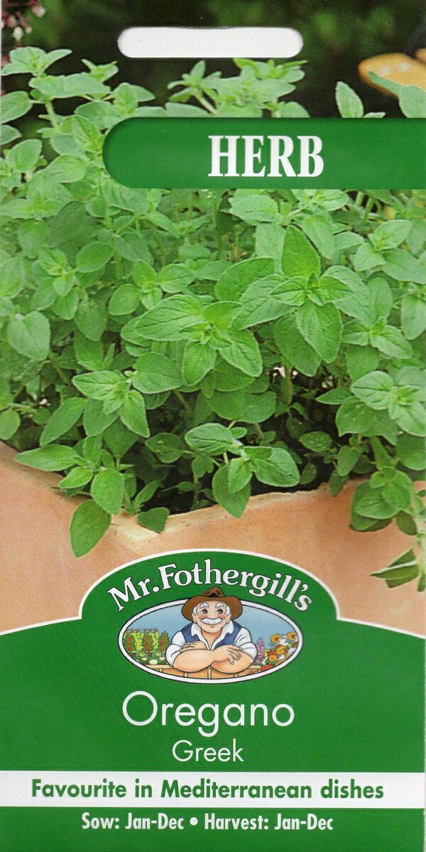 【種子】Mr.Fothergill's Seeds HERB Oregano Greek ハーブ オレガノ・グリーク ミスター・フォザーギルズシード