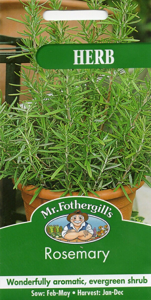 Mr.Fothergill's Seeds HERB Rosemary ハーブ ローズマリー ミスター・フォザーギルズシード