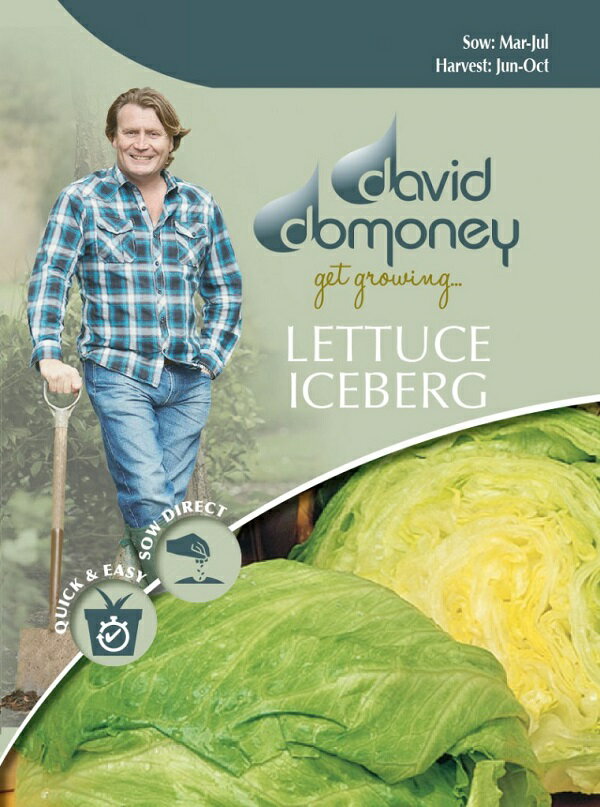 Mr.Fothergill's Seeds david domoney LETTUCE ICEBERG デイヴィッド・ドモニー レタス アイスバーグ ミスター・フォザーギルズシード