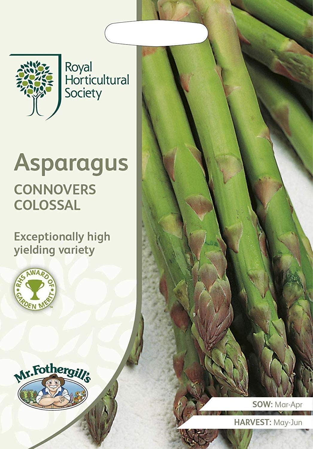 ڼҡMr.Fothergill's Seeds Royal Horticultural Society Asparagus CONNOV...