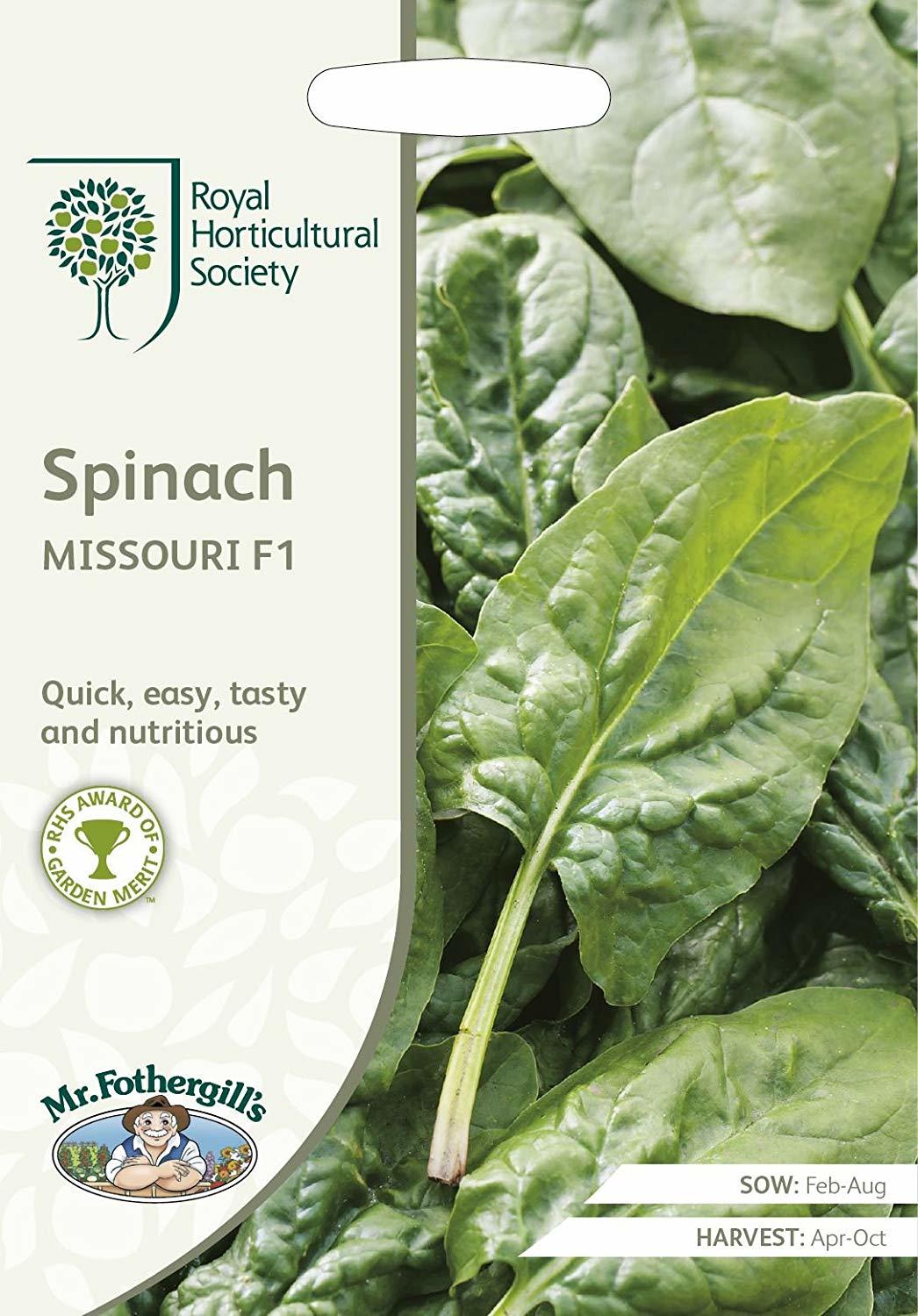 Mr.Fothergill's Seeds Royal Horticultural Society Spinach MISSOURI F1 RHS スピナッチ ミズーリ F1 ミスター・フォザーギルズシード
